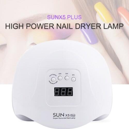 80W LED Lamp Nail Dryer SUN X5 Plus 36 LEDs UV Lamp For Drying Gel Polish 10/30/60/Painless 99s Timer Auto Sensor Manicure Tools