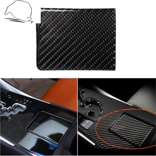 For Lexus IS250 300 350C 2006-2012 Carbon Fiber Center Console Water Cup Holder Panel Cover Trim Bottle Storage Box Sticker