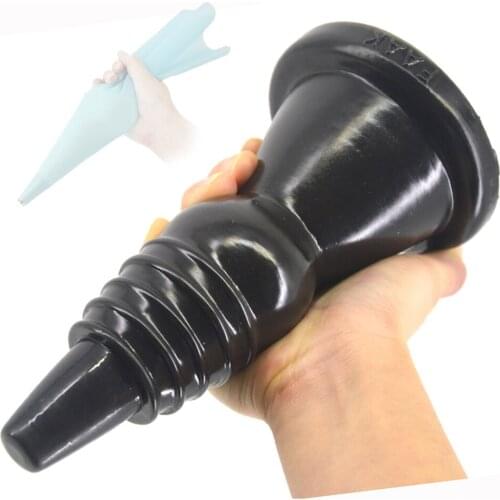 FAAK Big anal plug Screw Thread head large dildo triangle butt plug anal sex toys Adult Product Sex Shop Erotic Masturbation