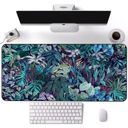 Landscape gaming mouse pad 900x400 desk mat RGB computer mousepad big gaming mouse mat XL pads pink PC player