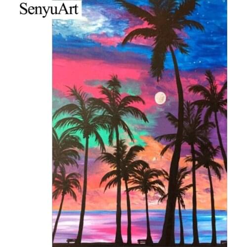 Cuadros ScenicTree Full Drill Cross-Stitch Kits Diamond Art Embroidery Painting Home Decoration Pattern Handmade DIY Accessories