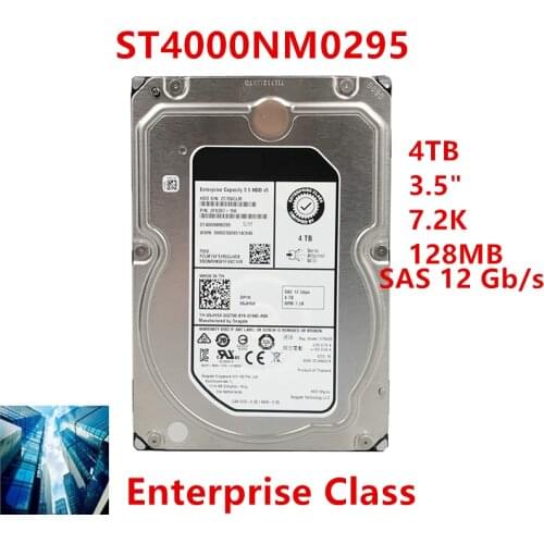 New HDD For Dell 4TB 3.5" SAS 12 Gb/s 128MB 7200RPM For Internal Hard Disk For Enterprise Class HDD For 05JH5X ST4000NM0295