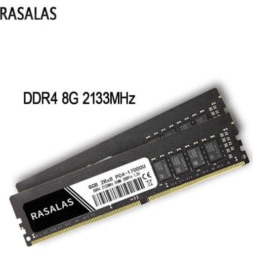 Rasalas Memory DDR4 8G 4G 16 RAM 2133 2400 2666Mhz 19200 17000MHz 21300 1.2v Desktop PC Memoria RAM 288Pin Oперативная Nамять