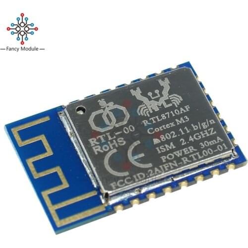 RTL8710 WiFi Wireless Transceiver Module SOC 44K 1MB Receiver Transmitter Built-in Antenna Module