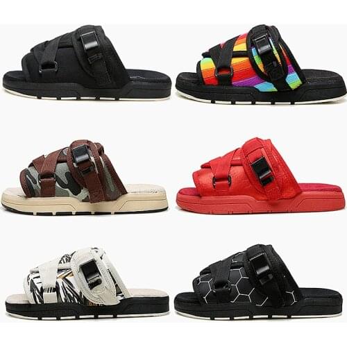 Fashion plus size 36-45 shoes Men Slippers Summer couple slippers Slides Slip-resistant beach slippers Flip Flops sandals