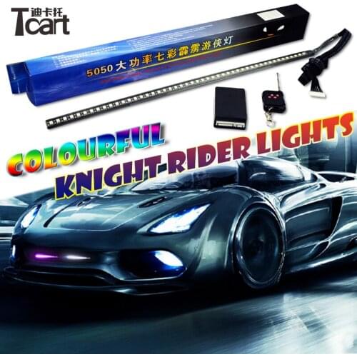 Tcart RGB 170 models Waterproof 48smd 5050 highpower colorful LED Knight Rider Lights with wireless remote control