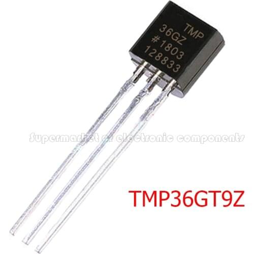 2PCS TMP36GT9Z TMP36GZ TMP36 TO-92 Temperature Sensor Transistor
