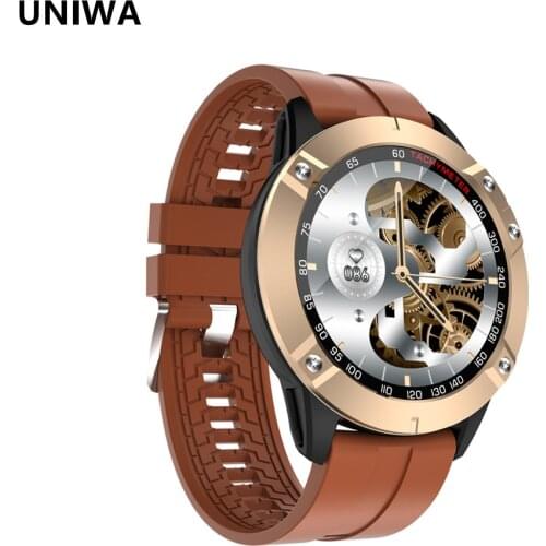 UNIWA K60 2021 New Smart Watch Men Sport Fitness Watch Full Touch Screen Heart Rate Monitor Smartwatch for IOS Android phone