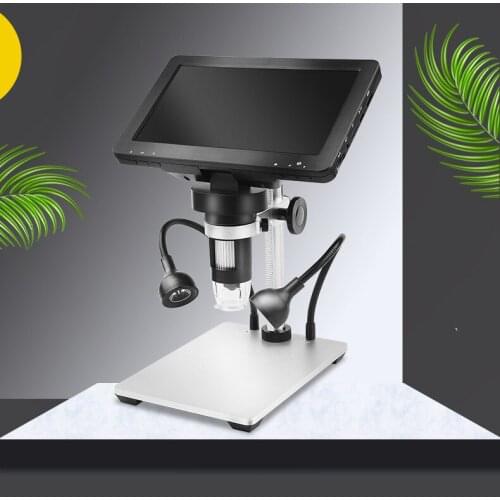 USB Electronic Digital Microscope 7" Industrial Cell Phone Repairing Magnifier Homeschool Teaching Magnifying Microscopio 1000x
