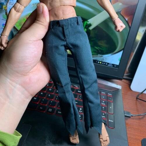 1/6 Male Long Pants Wear out War Damage Trousers For 12" Action Figure Body Collection Model Toys