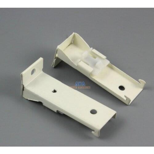 10 Pieces L Shape Curtain Track Bracket Curtain Track Brace 60x20x21mm