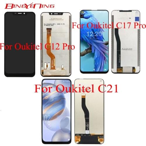 100% Original Screen Assembly Display module Repair Replacement For Oukitel C12 Pro/C15 Pro/C16 Pro/C17 Pro/C18 Pro/C19 Pro