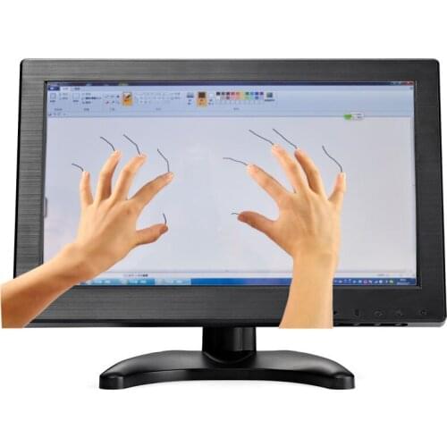 11.6 Inch 1920*1080 PCAP Capacitive Touch Screen Monitor Full Viewing Angle Touch Monitor with VGA HDMI USB Speakers