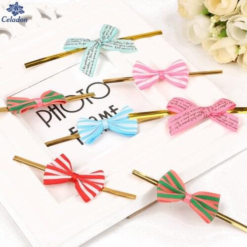 20Pcs/lot 36x40mm Small Mini Handmade DIY Butterfly Satin Ribbon Bow For DIY Craft Wedding Bow Tie Decoration & Kids Hairpins