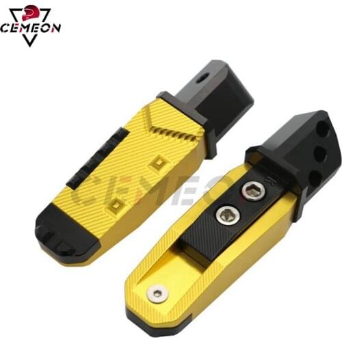 For BMW S1000RR S1000R S1000XR HP4 S 1000RR 1000R 1000XR Motorcycle CNC aluminum rear foot nail pedal passenger pedal