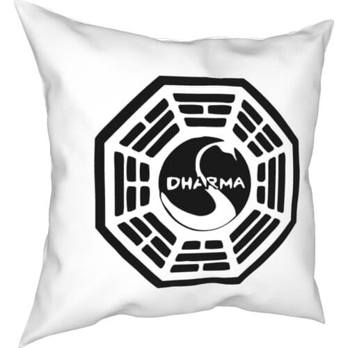 The Dharma The Swan Station Pillow Case Home Decorative Cushions Throw Pillow for Home Polyester Double-sided Printing