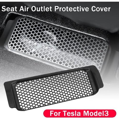 For Tesla Model 3 Under The Seat Air Outlet Protective Cover Anti-blocking Protection of Automobile Air Conditioning Ports