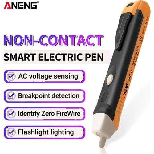 ANENG 1AC-D AC Voltage Detectors test 12-1000V Non-Contact Tester Pen Tester Meter Volt Current Electric Test Pencil
