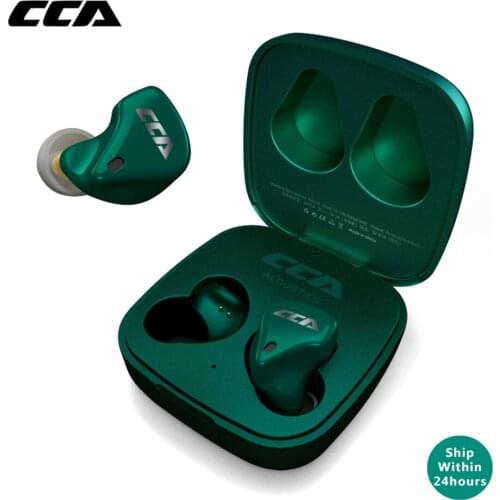 CCA CX10 1DD+4BA Hybrid Driver 5.0 Bluetooth True Wireless Earbuds Earphone Headset Noise Cancelling CX4 C10 PRO CA16 Headphones