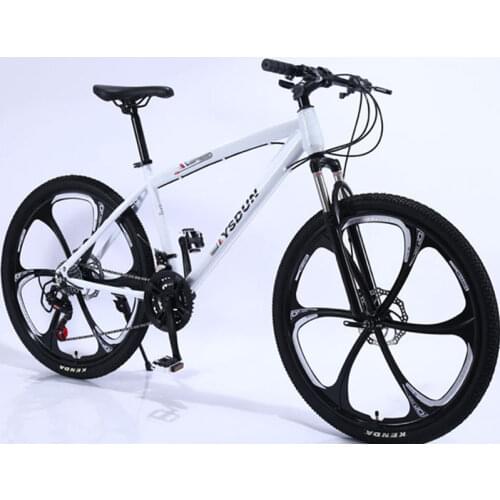 Mountain Bike Man Student One Round Six Knife Youth Racing Women Speed Double Disc Brakes Shock Off Road Adult Bicycle