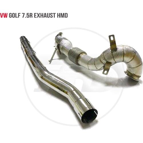 HMD Exhaust Manifold Downpipe for VW Volkswagen CC 2.0 Golf 6 GTI 7 Car Accessories With Catalytic converter Header