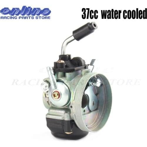 19mm 37cc carburetor pocket bike water cooled cooling engine for 2 stroke accessories free shipping
