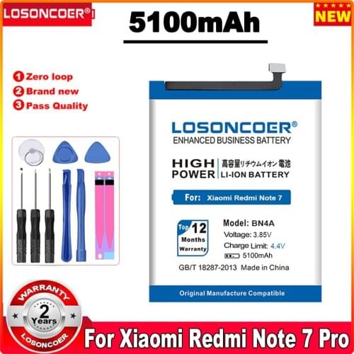 LOSONCOER Xiaomi Redmi 7 Phone Batteries