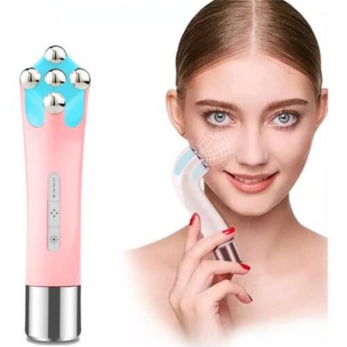Multiple Function Magic Home Use Ems Face Lifting Beauty Device With Micro-Current Massager