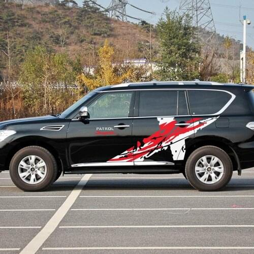 2pcs Car Sticker Car Accessories Car Goods Car Side Stickers For Nissan Patrol y60 y61 y62 Auto Rearview Mirror Decal Styling