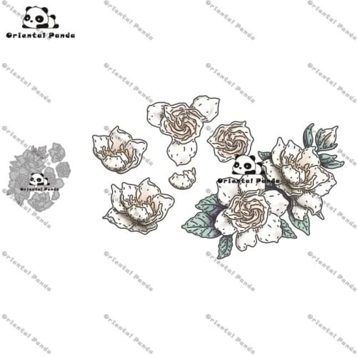 New Dies 2020 Gardenia Metal Cutting Dies diy Dies photo album cutting dies Scrapbooking Stencil Die Cuts Card Making tag dies