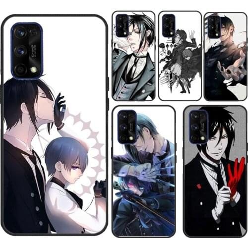 Sebastian Black Butler Kuroshitsuji For OnePlus 9 Pro 8 Pro Nord 7T 8T Phone Case For Realme 7 Pro 6 Pro 8 Pro Q3 7i GT C3 C21
