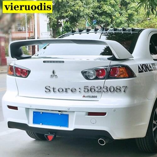 Painted Factory Style Spoiler Wing ABS For Mitsubishi Lancer Spoiler EVO 10 X 2008 - 2019 Rear Spoiler Wings