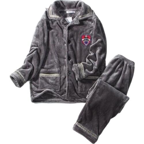 Winter Men Thick Flannel Pajamas Sets fleece Warm sleepwear large size 7XL 8XL home Pijamas oversize underwear Suit Homewear red