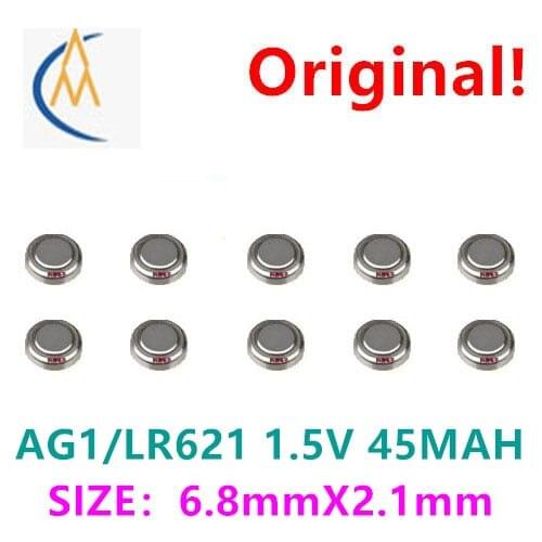 10PCS New genuine AG1 / lr621 / sr621 / lr60 button battery 1.5V electronic watch button durable