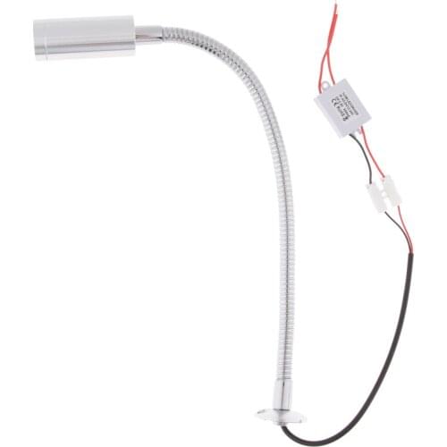 12V 2W Gooseneck LED Reading Lamp Chart/Map Light for Boat Marine