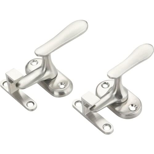 2Pcs Stainless steel latch Door Bolts sliding door buckle anti-theft door lock
