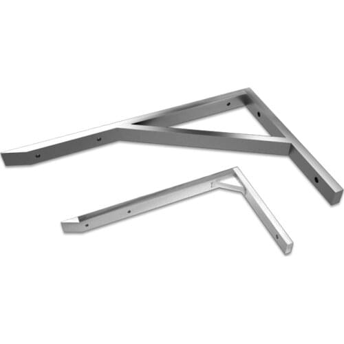 2Pcs Triangular Folding Bracket Metal Release Catch Support Bench Table Folding Shelf Bracket Home