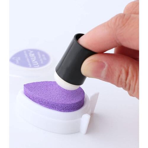 20/30pcs Sponge Finger Daubers Foam Finger Painting Craft Set Fingerpaint Drawing Sponge Foam Finger Chalk Ink