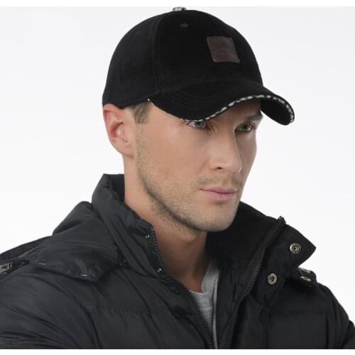 2021 Brand Baseball Cap Winter Dad Hat Warm Thickened Cotton Bounce Cap Mens Ear Protection Trucker Texas Fashion Hat