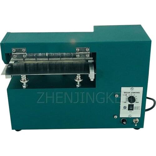 220V Single-Head Pedal Leather Cutting Machine Small Non-Woven Fabric Multi-Function Slitting Apparatuse Processing Equipment