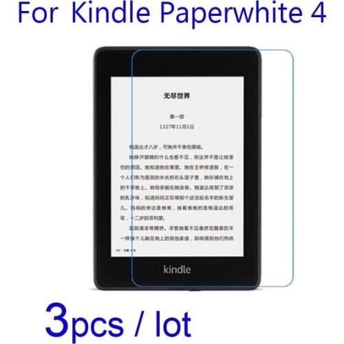 3pcs/lot Soft Clear/Matte/Nano Anti-Explosion Protective Films for Amazon Kindle Paperwhite 4 KWP4 2018 Version Screen Protector