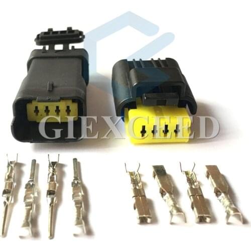 1 Sets 4 Pin 211PC042S4021 211PL042S0049 Waterproof Auto Electric Socket Car Wire Plug Automotive Connector