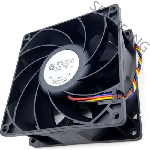 FOR THD0924HE DC 24V 1.60A 9CM 9038 92mm 9238 Inverter 4-wire server Cooling Fan