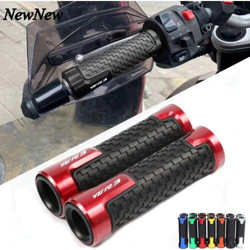 For Yamaha YZF-R3 YZF R3 YZFR3 7/8''22MM Universal Motorcycle Accessories Rubber Handlebar Grips Hand Guard Grip Ends Handle Bar