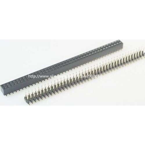 5 sets 2x40 P 80 Pin 2.0 mm Pin Header male Dual row SMT plus Female Header 2.0mm 2x40P 80Pin