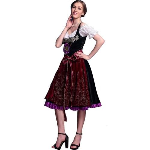 Foreign trade Halloween role play Beer Festival Maid Costume traditional ethnic Princess Dress performance Costume