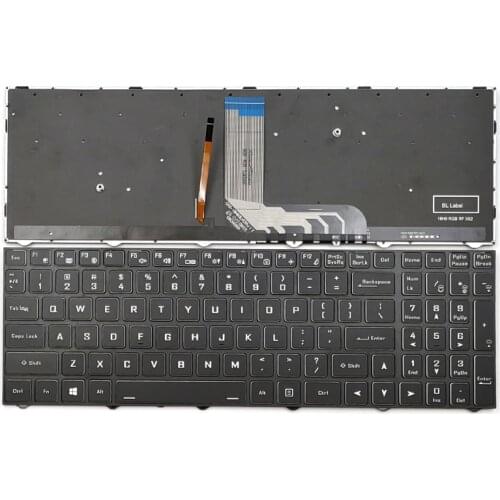 New For Clevo NH57 NH57ADS NH57AF1 NH57DP NH58 NH58AC NH58AF1 NH58DBQ NH58DCQ NH58DDW NH58DPQ Series Laptop Keyboard US Backlit
