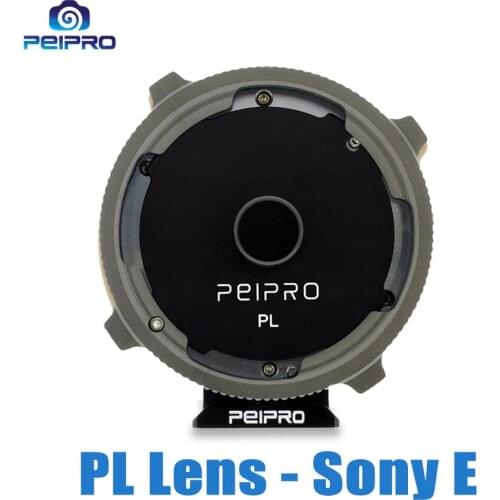 PEIPRO PL-E MF Lens Adapter Ring For PL lens to SONY E Mount Camera For A7R3 A7R4 A7R IV