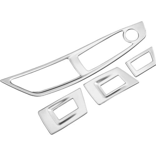 Car Door and Window Switch Lift Button Cover Decorative Frame for BMW 5 Series 11-17 F18 F10 520 523 525li Liter Window Frame