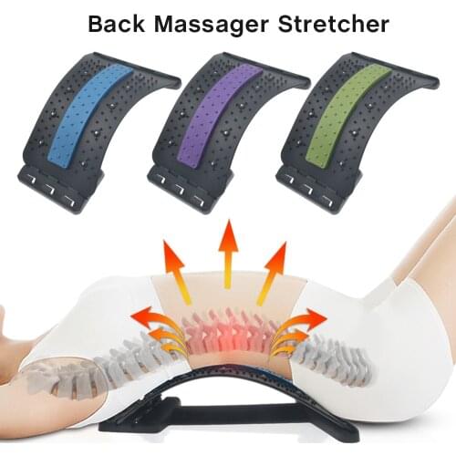 Magnetic Therapy Back Massage Stretcher Posture Corrector Neck Stretch Relax Fitness Lumbar Support Spine Orthosis Pain Relief